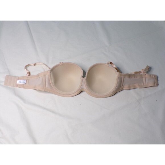 🆕WACOAL Red Carpet Strapless Convertible Underwire Bra 32DDD Nude Beige #854119 - Picture 11 of 12